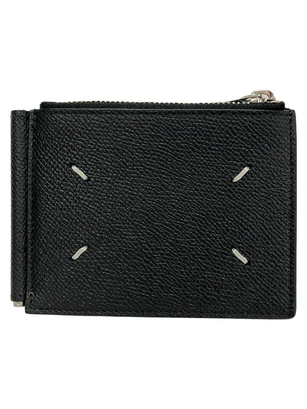Maison Margiela Black Leather Bifold #376426M53B